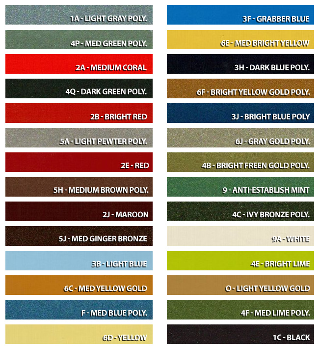 1968 Ford mustang factory paint colors #3